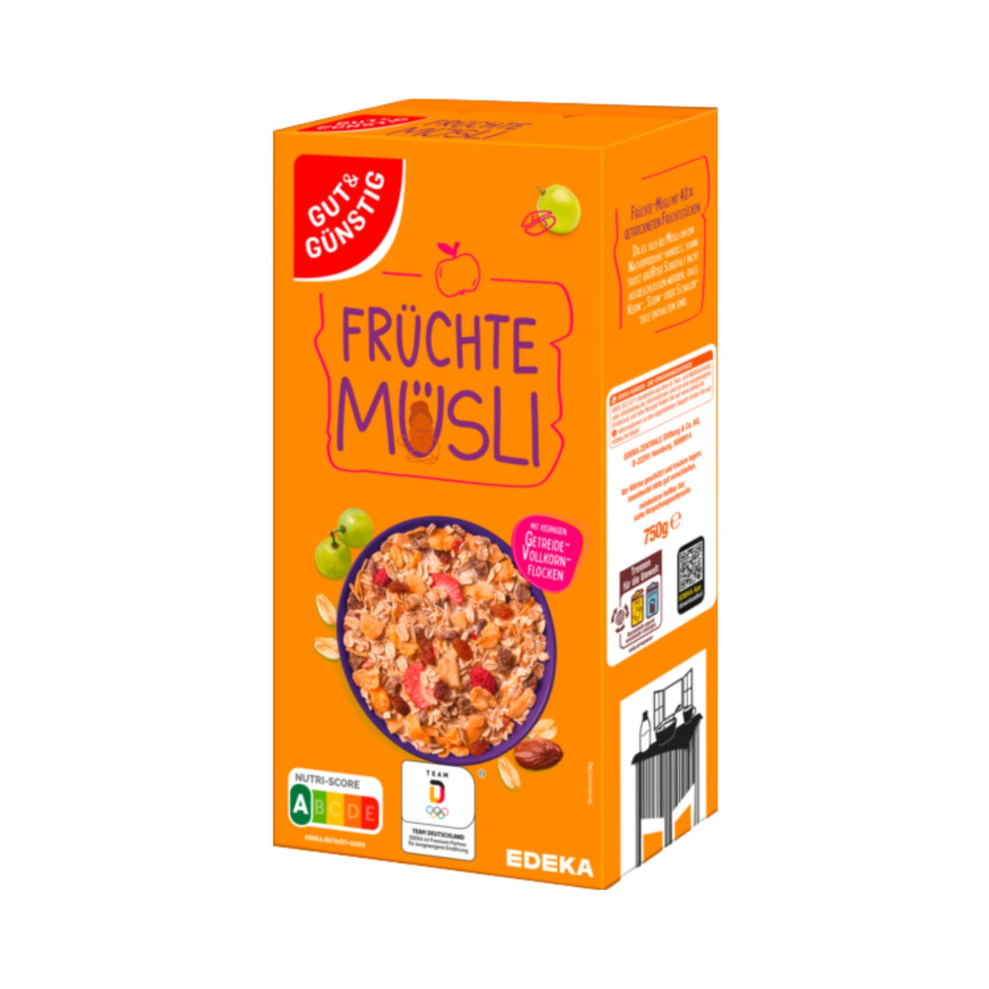GUT&GÜNSTIG Früchte Müsli 750g