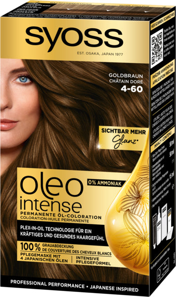 Syoss Oleo Intense Öl-Coloration 4-60 goldbraun 115ml