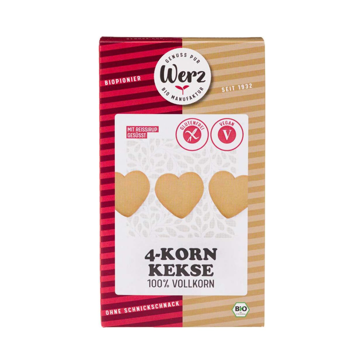 Bio Werz 4-Korn Naturkeks 150g
