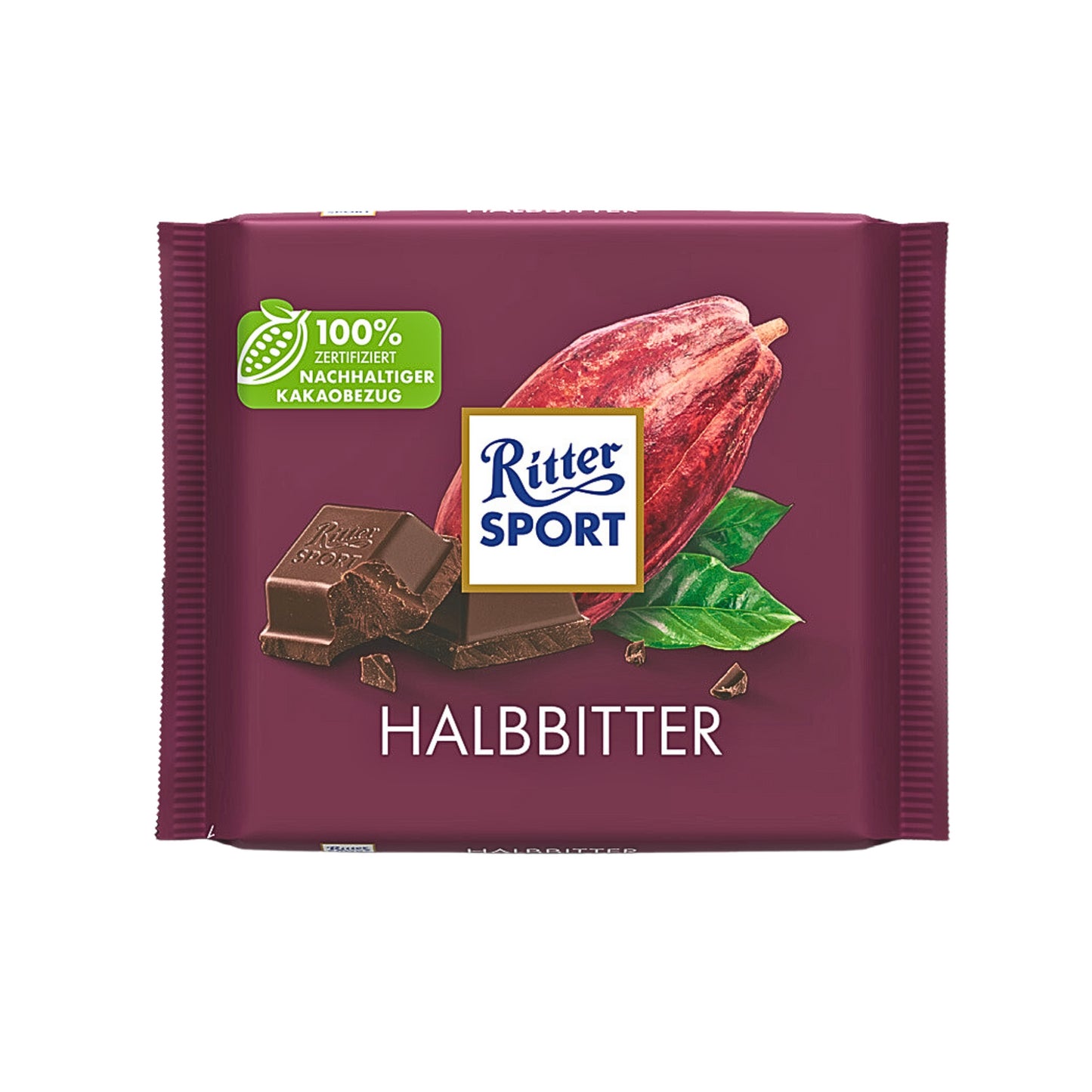 Ritter Sport Halbbitter Tafel 100g