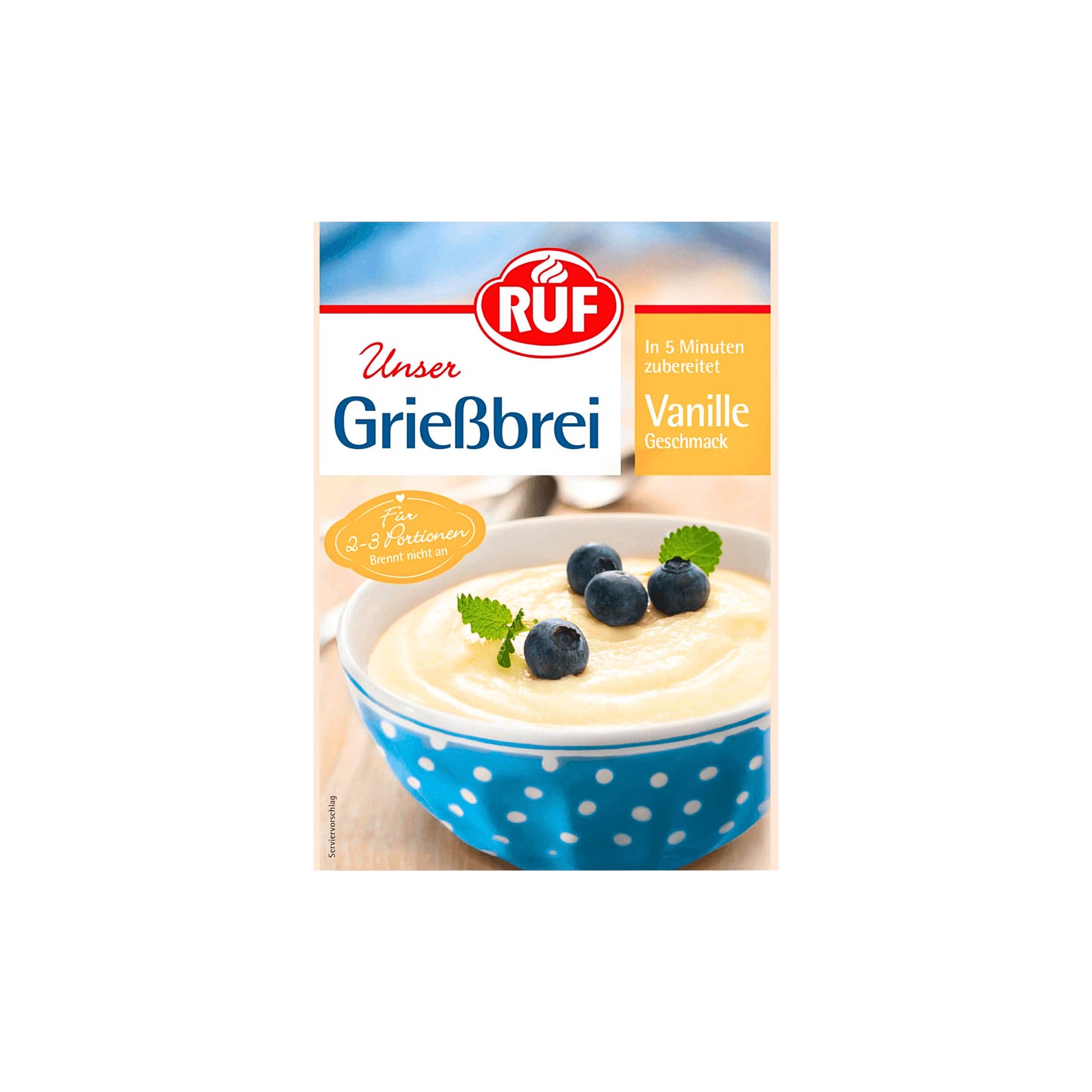 RUF Griessbrei Vanille-Geschmack 92g