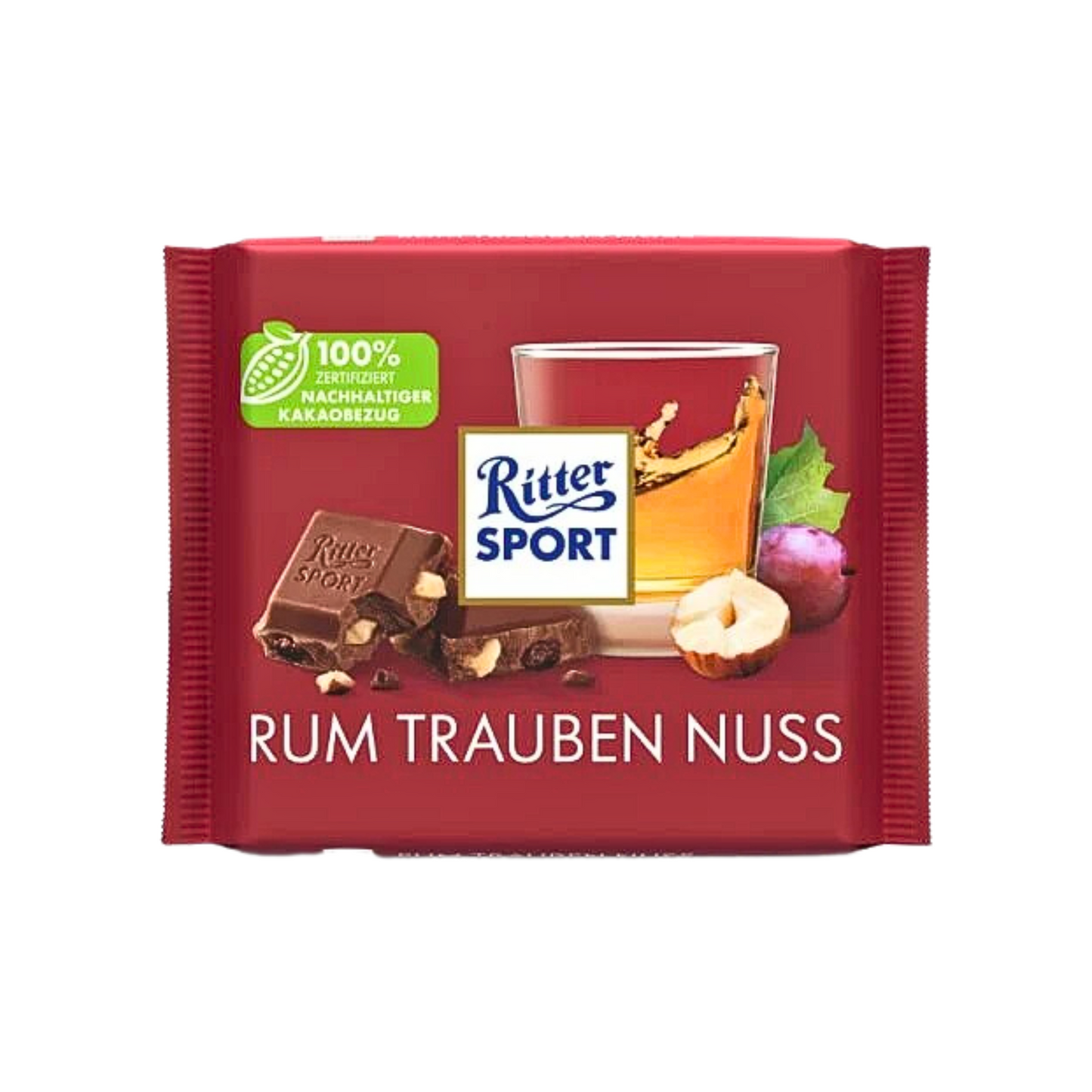 Ritter Sport Rum Trauben Nuss Tafel 100g