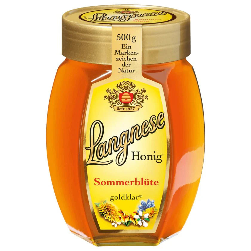 Langnese Feine Auslese Sommerblütenhonig goldklar 500g