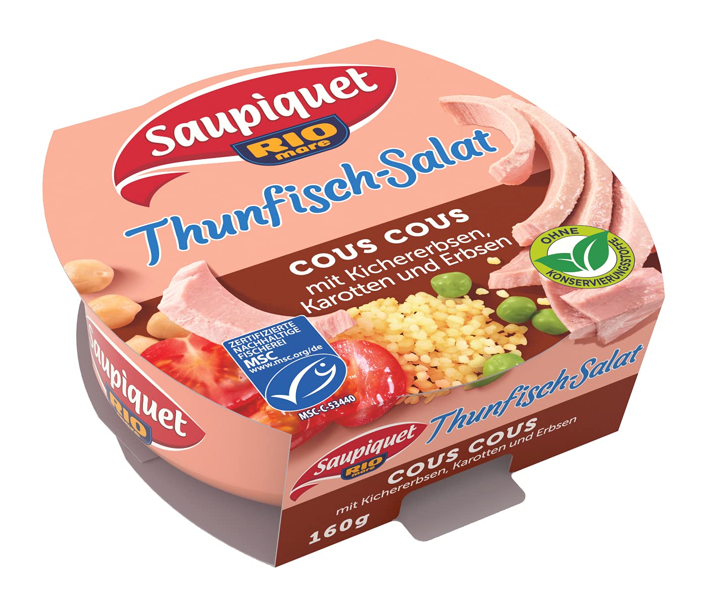 MSC Saupiquet Thunfisch-Salat Cous Cous 160g