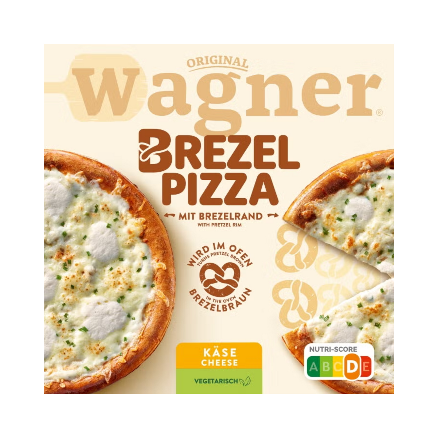 Wagner Brezel Pizza Käse 410g