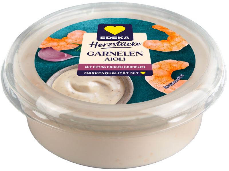 ASC EDEKA Herzstücke Garnelensalat Aioli 150g