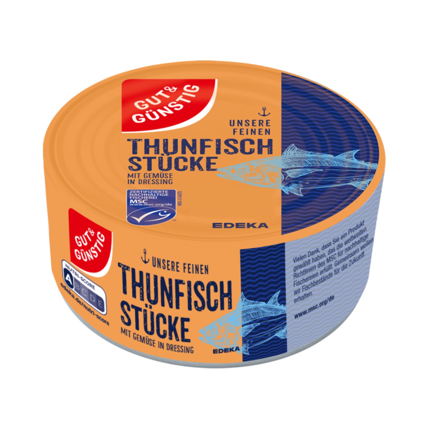 MSC G&G Thunfischstücke mit Gemüse in Dressing 185g