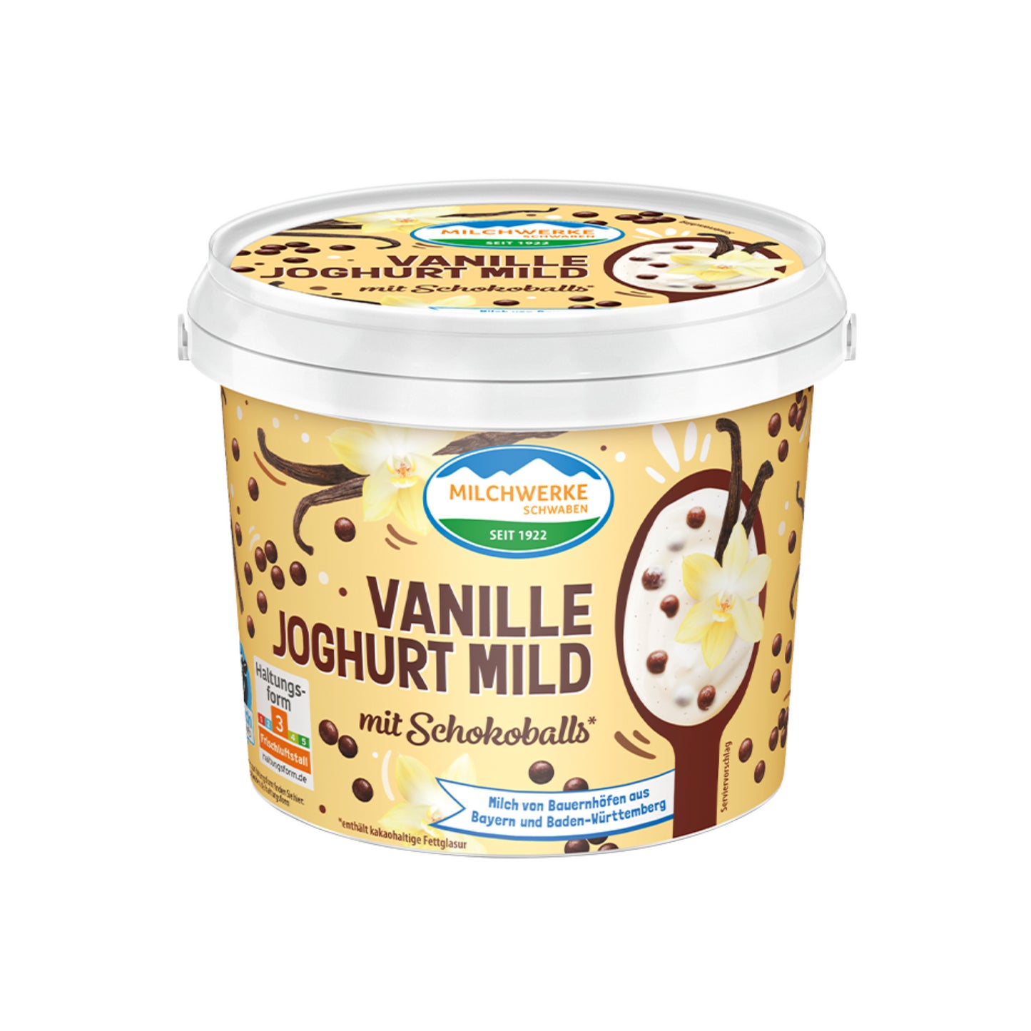 Weideglück Vanille Joghurt mit Schokoballs 800g