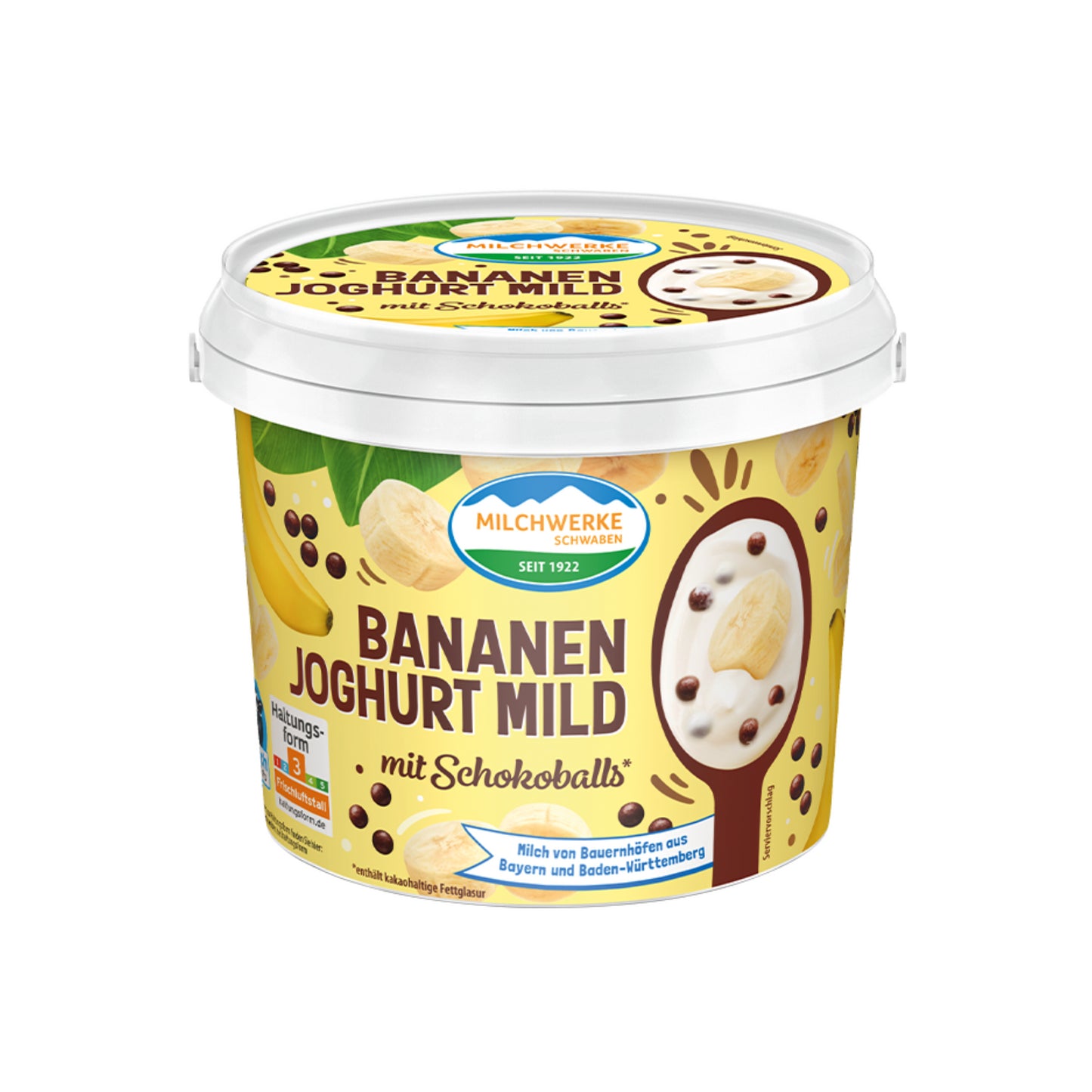 Weideglück Bananen Joghurt mit Schokoballs 800g