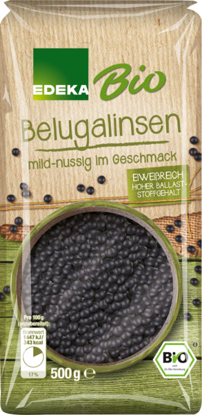 Bio EDEKA Beluga Linsen 500g