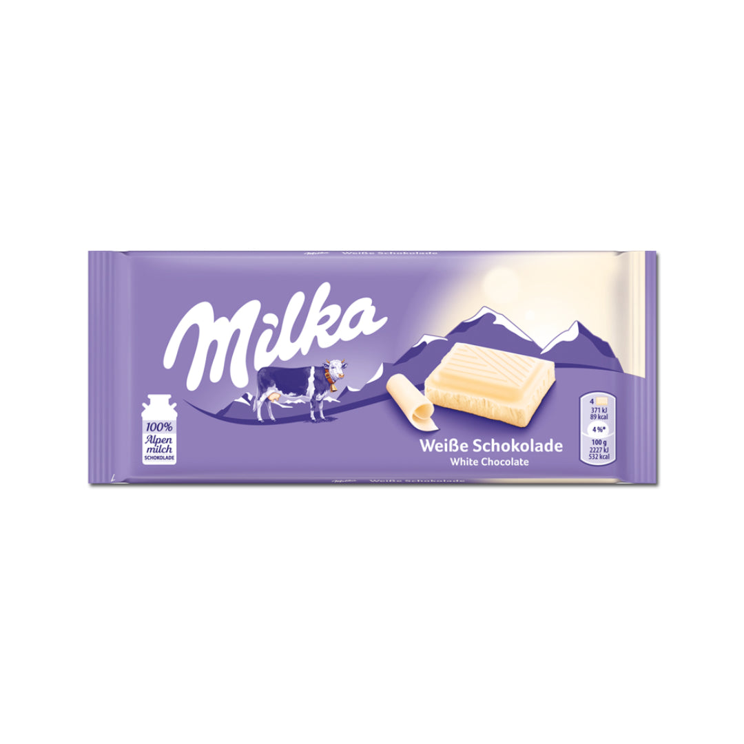 Milka Weiße Schokoladentafel 90g