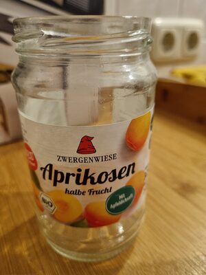 Bio Zwergenwiese Aprikosen halbe Frucht mit Apfeldicksaft 325g