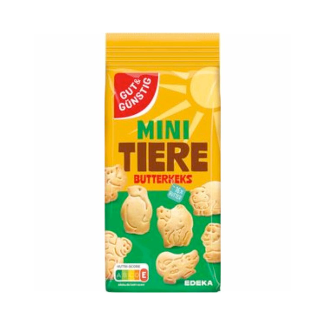 GUT&GÜNSTIG Mini Butterkeks Tiere 150g