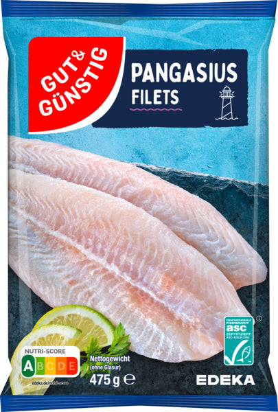 ASC GUT&GÜNSTIG Pangasiusfilets 475g