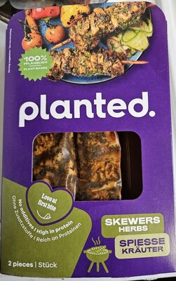 planted.Grillspieß Kräuter 200g
