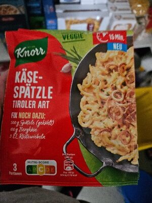 Knorr Fix Käse Spätzle Tiroler Art 32g