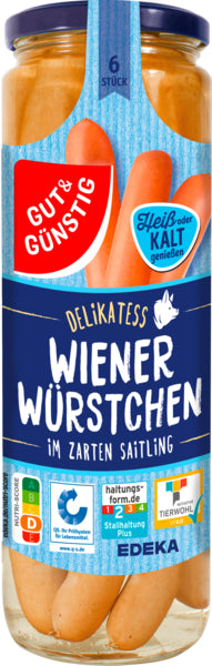 GUT&GÜNSTIG Wiener Würstchen 550g QS ITW