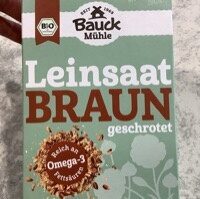 Bio Bauck Mühle Leinsaat geschrotet 200g