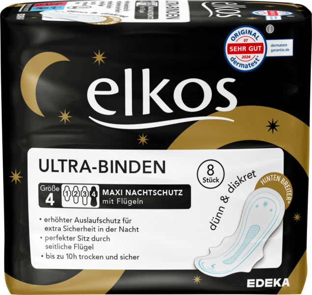EDEKA elkos Binde Secure Night Ultra 8ST