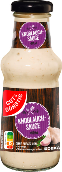 GUT&GÜNSTIG Knoblauch Sauce 250ml