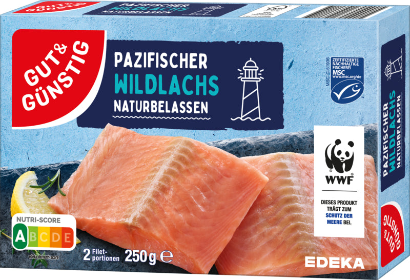 MSC GUT&GÜNSTIG Chum Wildlachs 250g