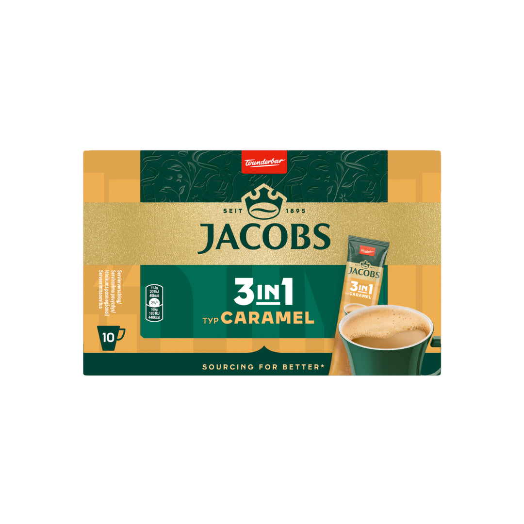 Jacobs Kaffee Instant 3in1 Caramel 10ST 112g