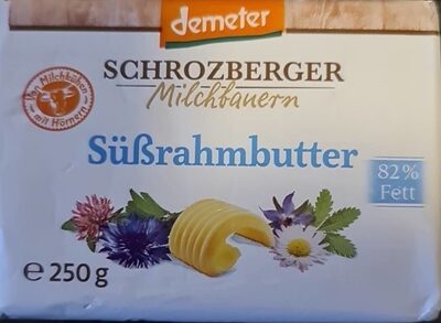 Demeter Schrozberger Süßrahmbutter 250g