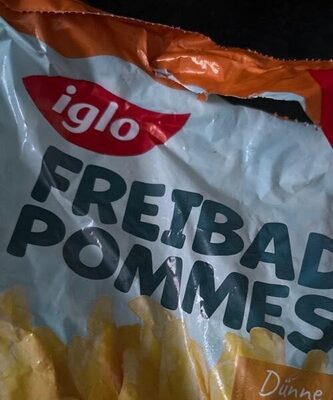 Iglo Freibad Pommes Dünne Dinger 550g