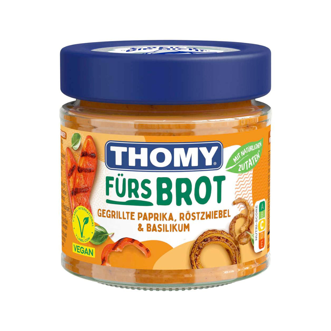 Thomy Aufstrich Gegrillte Paprika Röstzwiebel&Basilikum 180g
