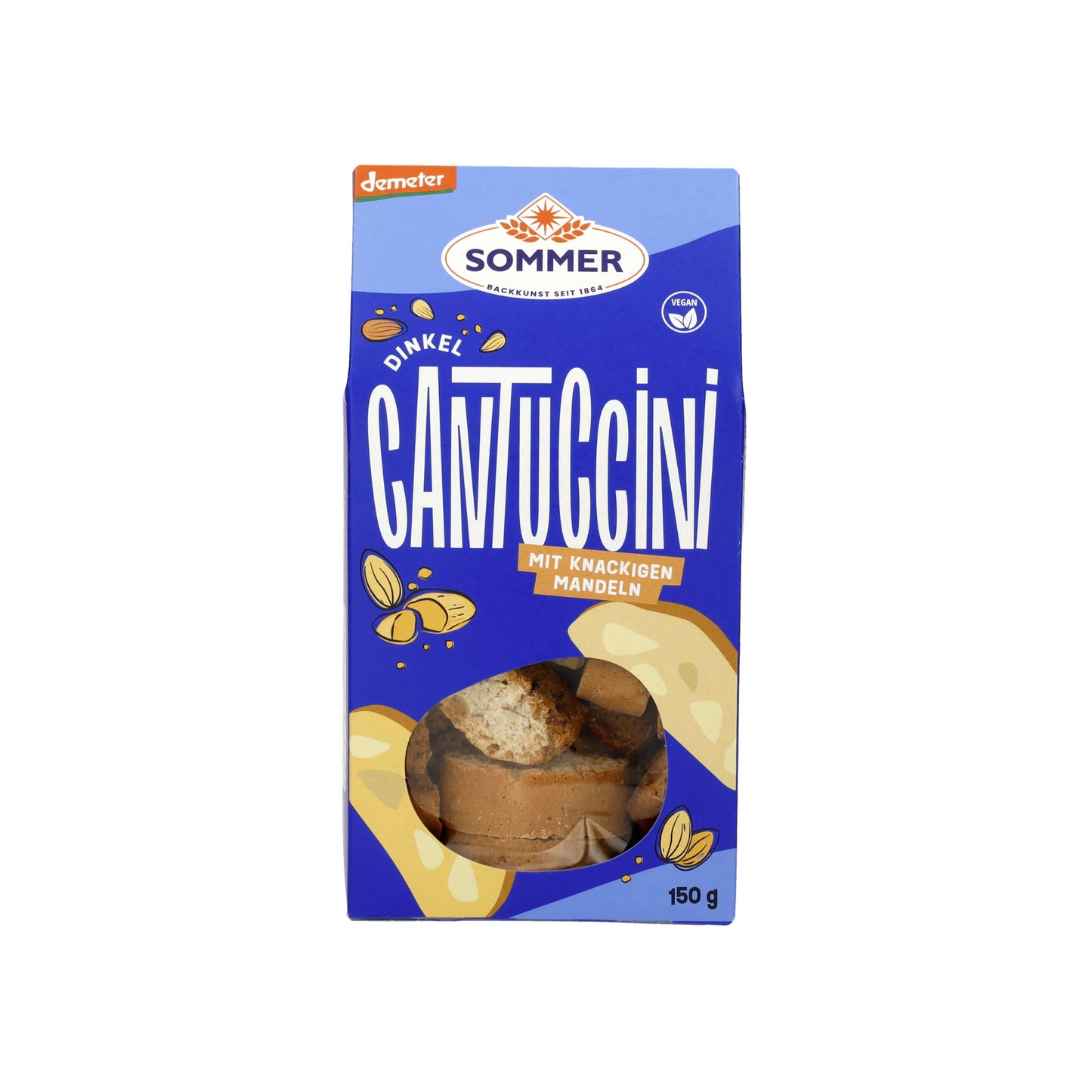 Demeter Sommer Dinkel Cantuccini mit knackigen Mandeln 150g