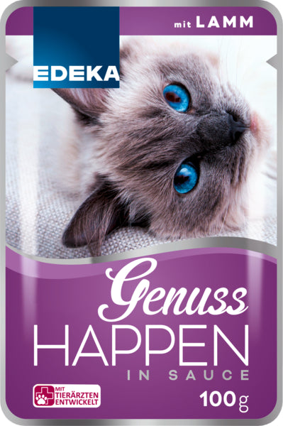 EDEKA Genuss Happen Lamm Pouchbeutel 100g