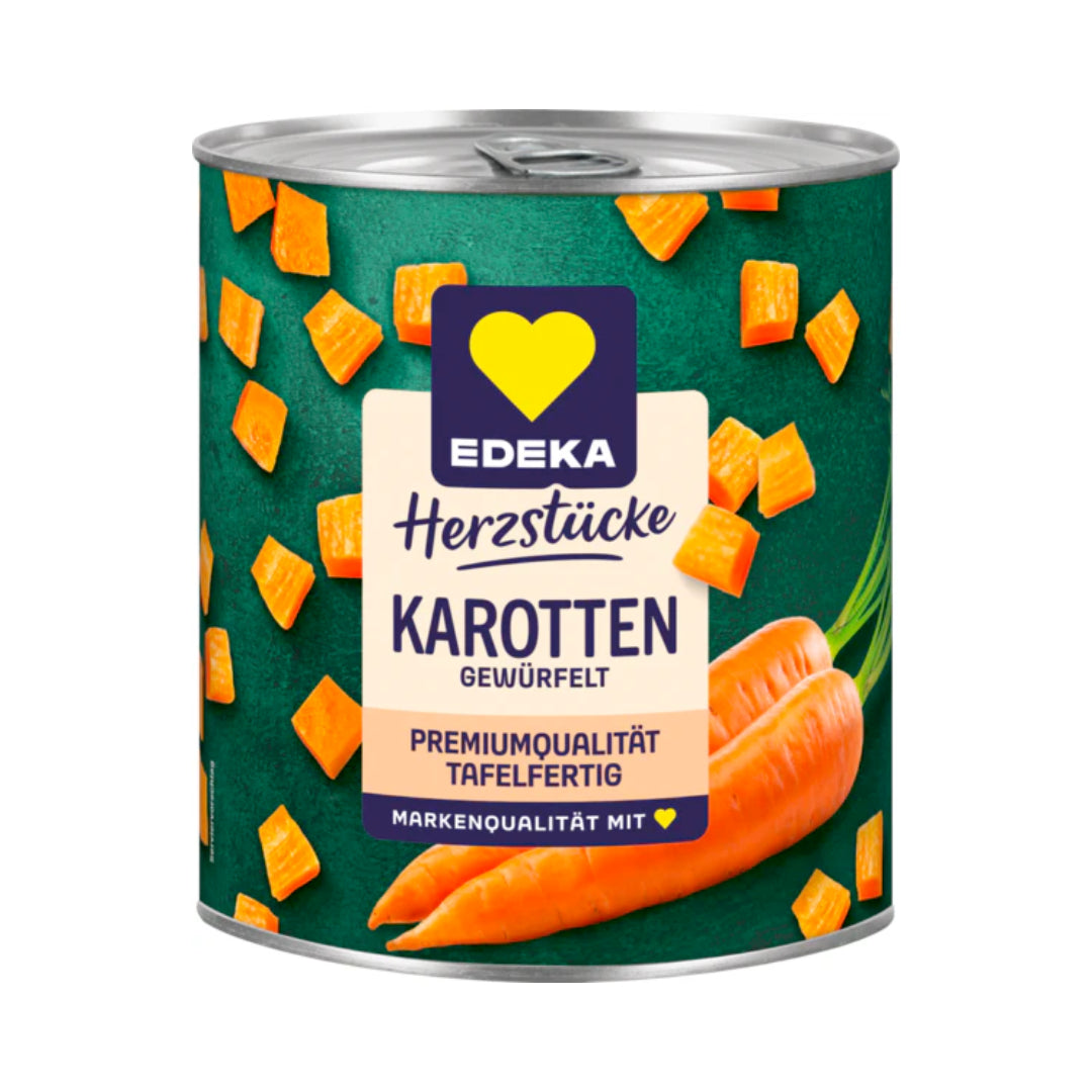 EDEKA Herzstücke Karotten gewürfelt 800g