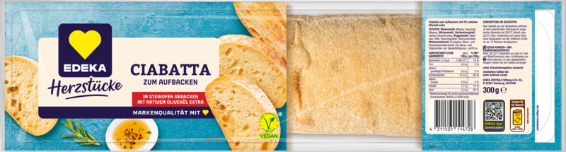 EDEKA Herzstücke Ciabatta 300g