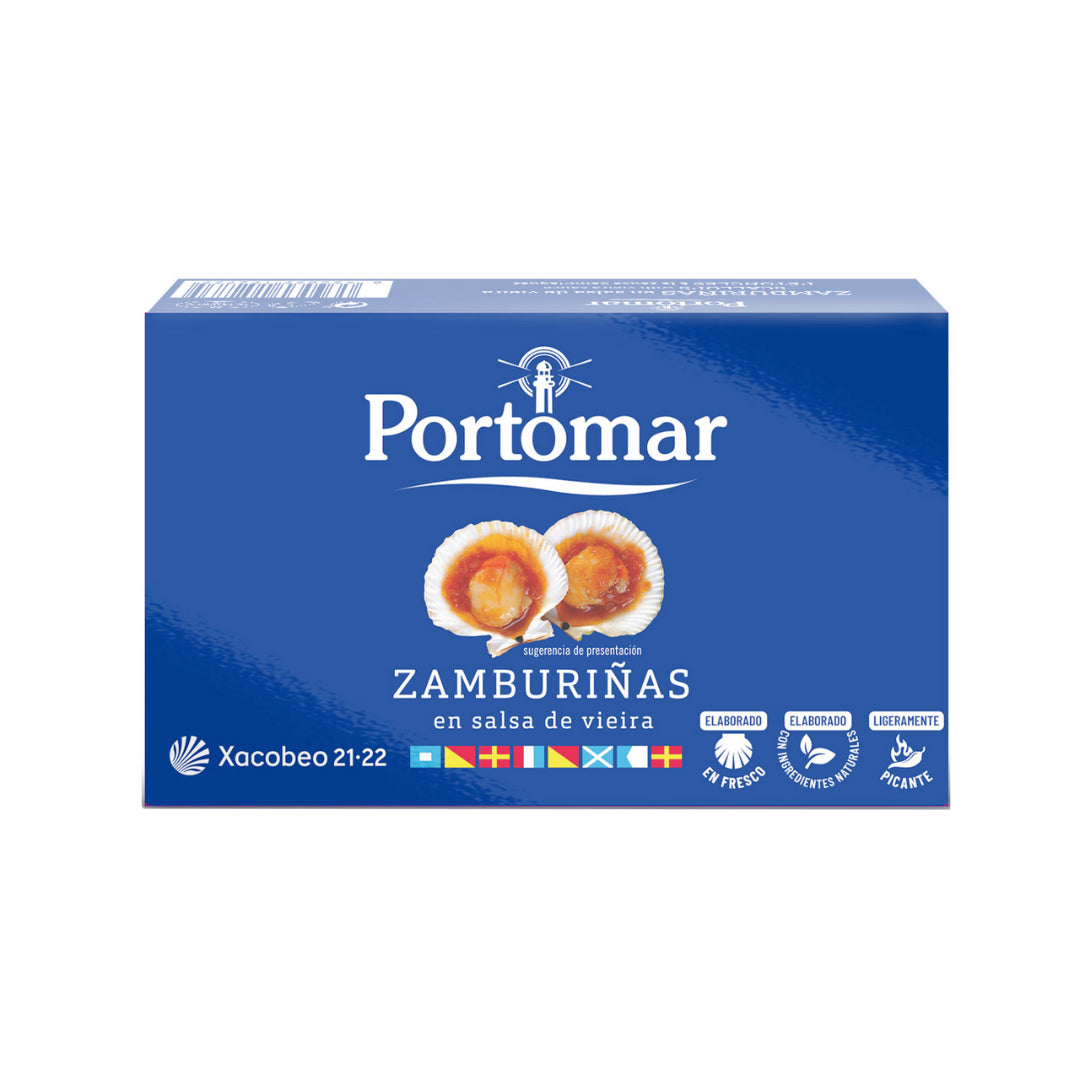Portomar Spanische Kammmuscheln Galizische Sauce 115g