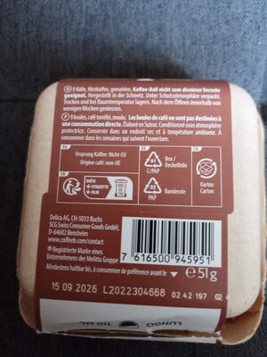 CoffeeB Melitta Bella Crema 9ST 51g