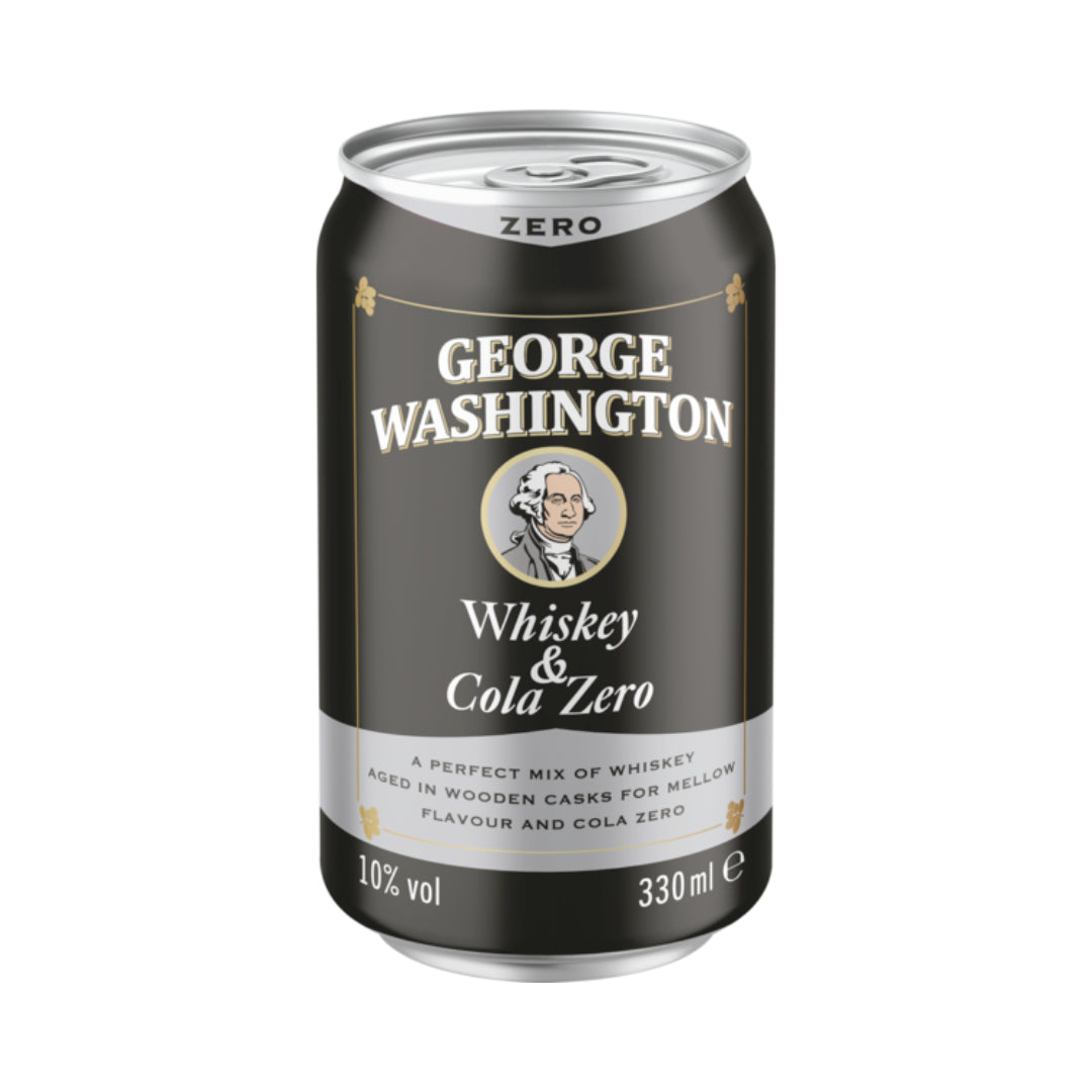 George Washington Whiskey Cola Zero 10% 330ml DPG