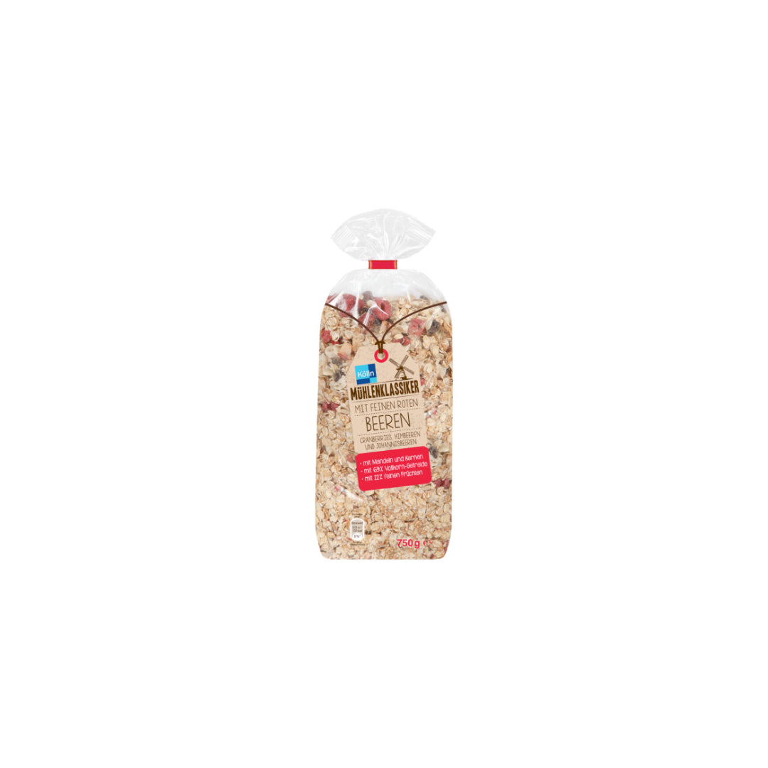 Mühlenklassiker Müsli mit Beeren 750g