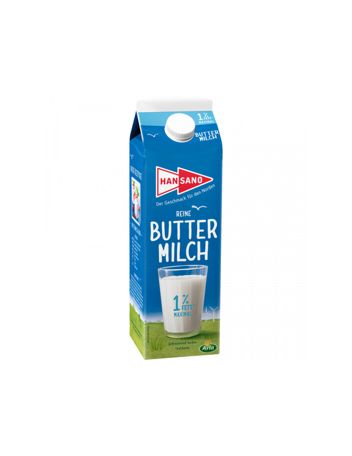Hansano frische Buttermilch 1l