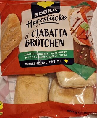 EDEKA Herzstücke Ciabattabrötchen 8ST 560g