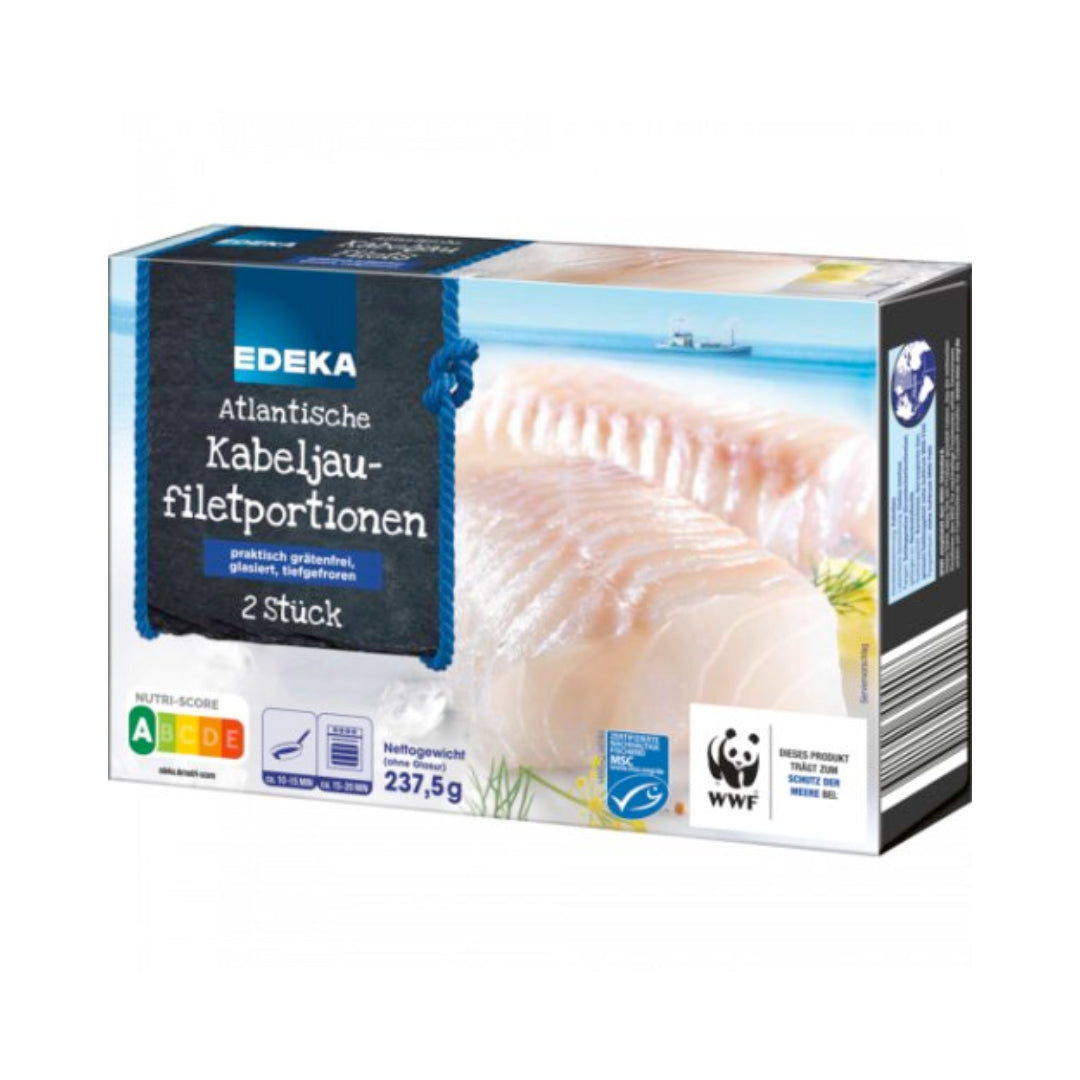MSC EDEKA Herzstücke Atlantische Kabeljaufiletportionen netto 237,5g