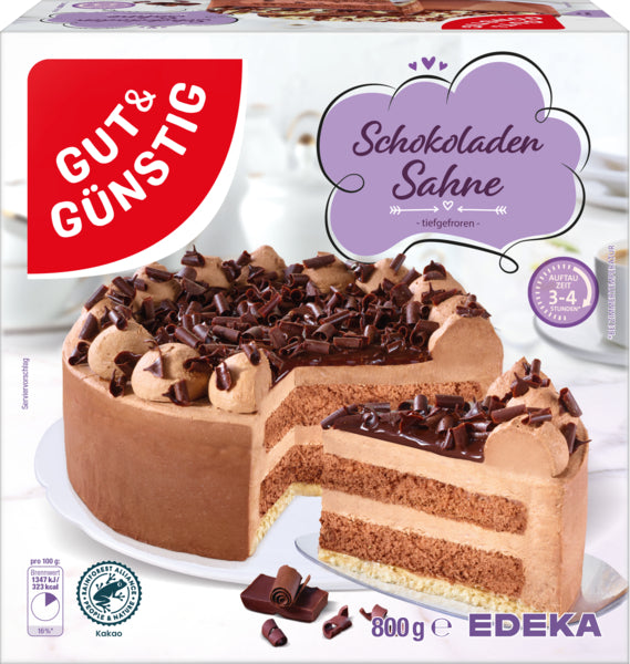 GUT&GÜNSTIG Schoko-Sahne Torte 800g