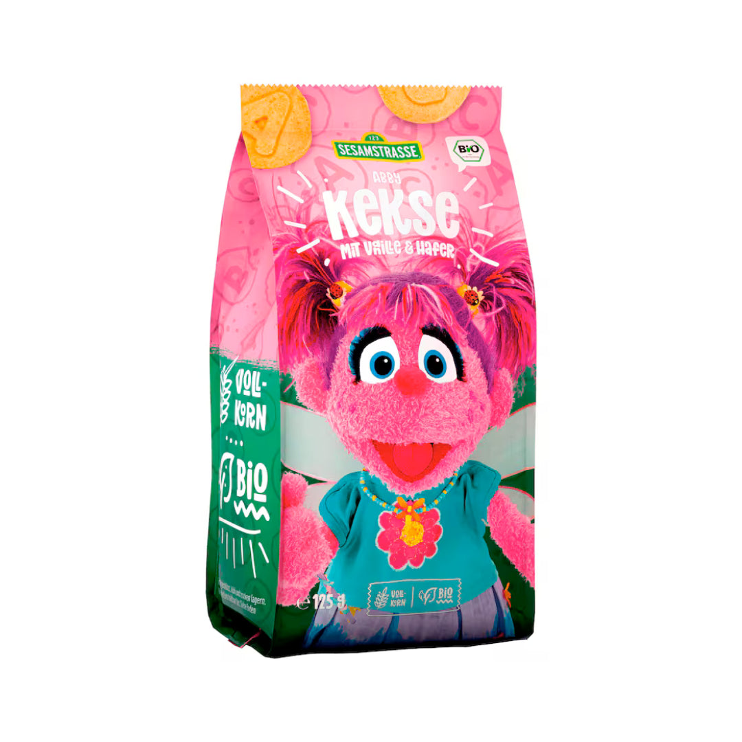 Bio Sesamstrasse Abby Vanille-Hafer-Kekse 125g