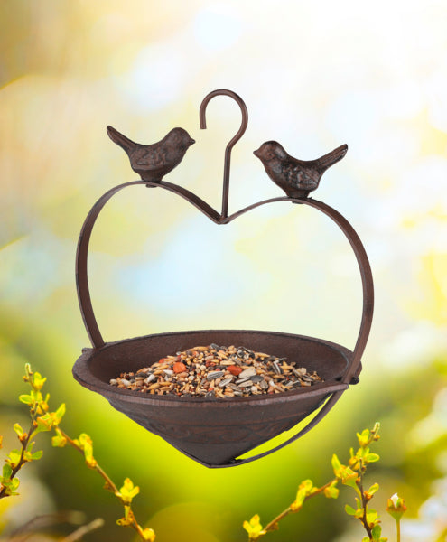 Haushalt International Vogelfutterstation Gusseisen 22x19,5x25cm