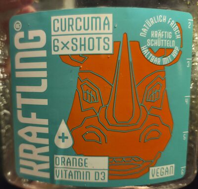 Kraftling Großer Curcuma Shot D3 0,36l DPG