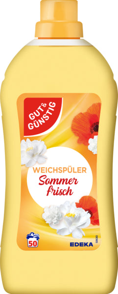 GUT&GÜNSTIG Weichspüler Sommerfrisch 50WL 1,5l