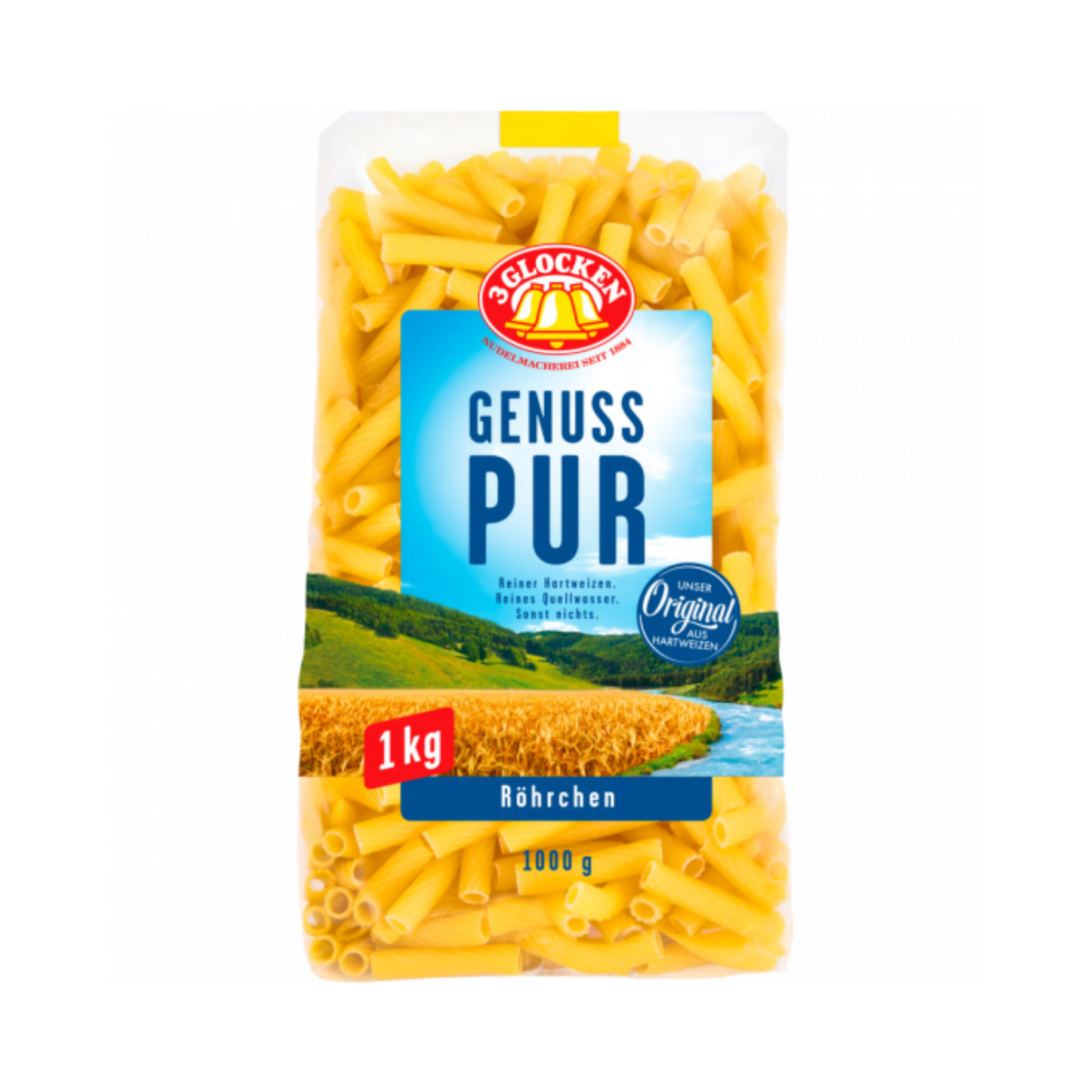 3 Glocken Genuss Pur Röhrchen 1kg