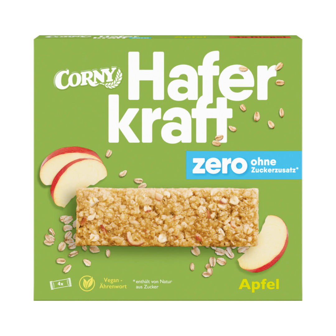 Corny Haferkraft zero Apfel 4ST 140g