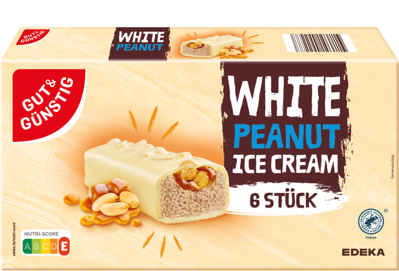 GUT&GÜNSTIG White Peanut Bar 6x50ml