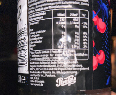 Pepsi Zero Zucker Kirsche 1,25l DPG