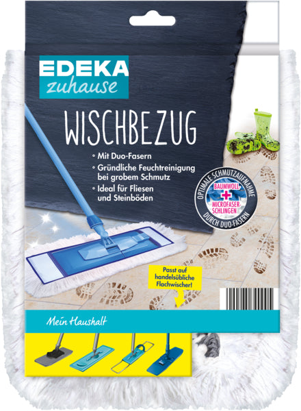 EDEKA zuhause Wischbezug Duo-Faser/Baumwolle
